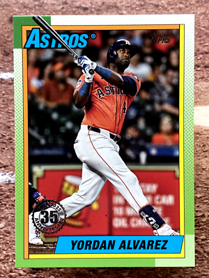 2025 Topps 35th Anniversary Yordan Alvarez #T90-82 Houston Astros