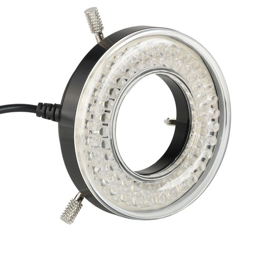 62mm Inner Diameter Microscope LED Light Source 64 Beads Adjustable Brightness - Bild 3 von 6