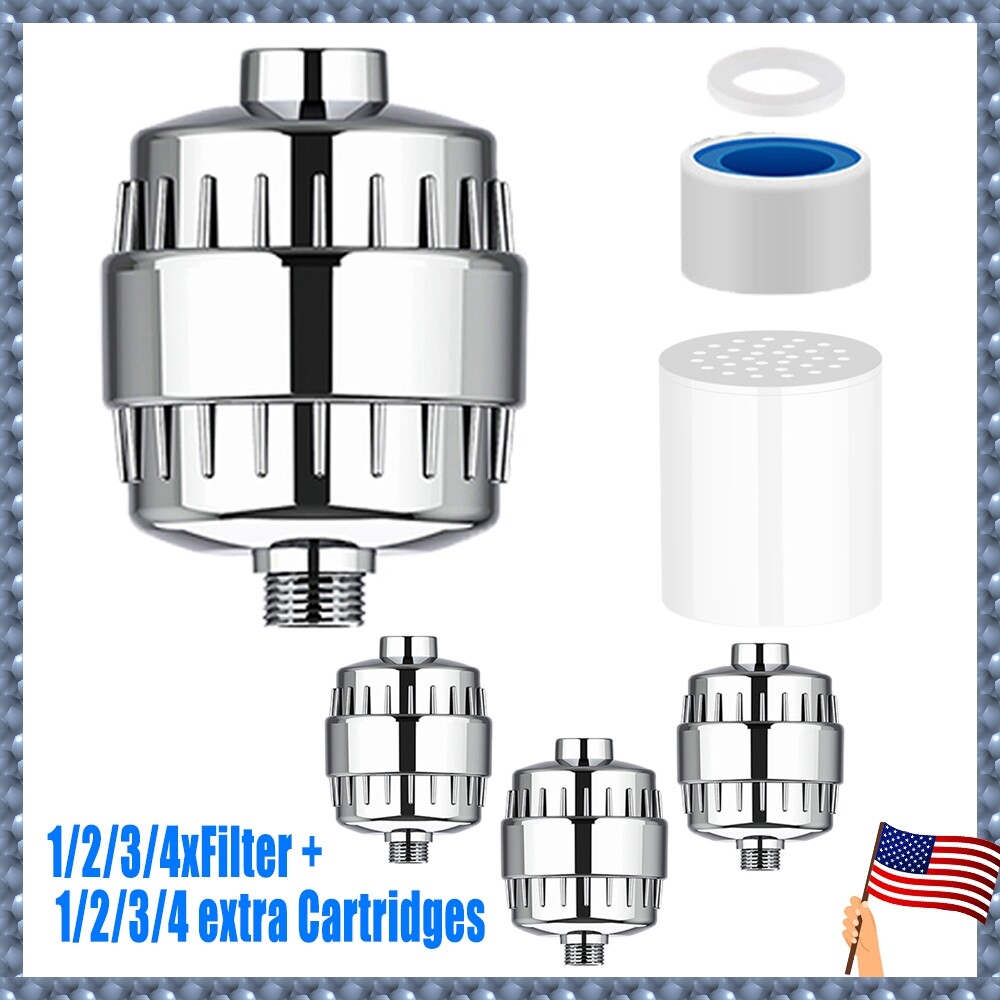 20-Stage Universal Shower Head Filter for Hard Water Softening & Purification