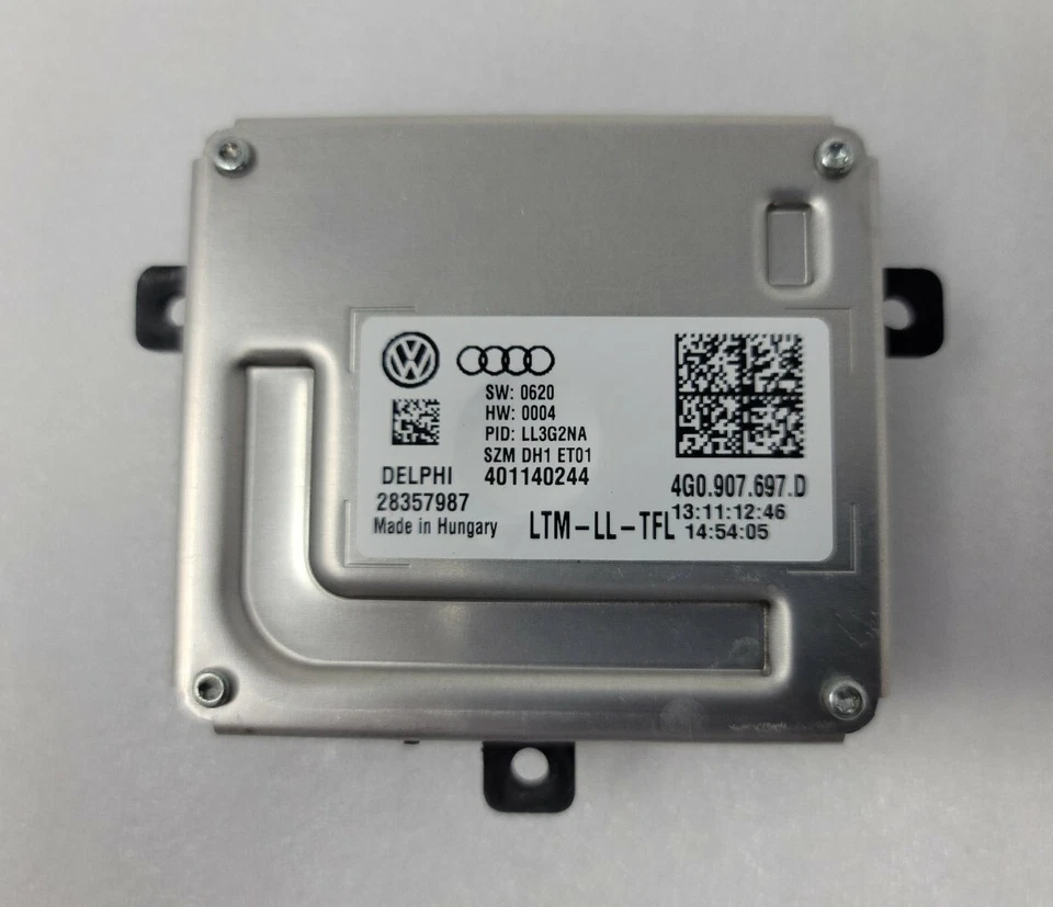 Módulo de control de luz de circulación diurna Audi/Volkswagen 4G0907607D 2012-17 Foto 2 de 4