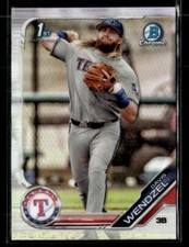 2019 Bowman Draft #BDC-81 Davis Wendzel Chrome Refractor card