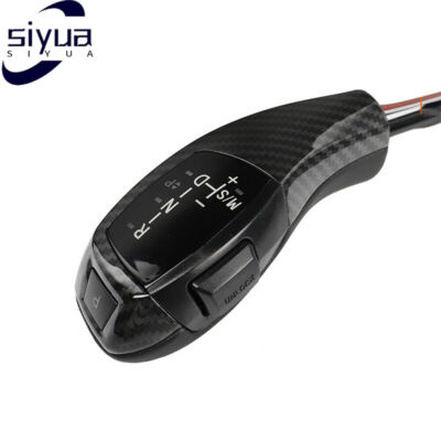 LED Carbon Fiber Gear Shift Knob w/Panel Trim for BMW 2005-2009 5Series E60 LCI
