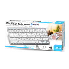 Clavier Bluetooth azerty ultra-mince pour iOS/Windows/Android/Smartphone / PC
