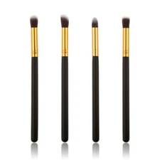 4Pcs Eye Make- Brush Kit Flash Glitter Makeup Shadow Shimmer Eyeshadow Brushes