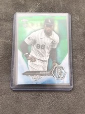 2021 Topps Chrome Ben Baller Luis Robert Icy Insert I-10 Green Refractor /99