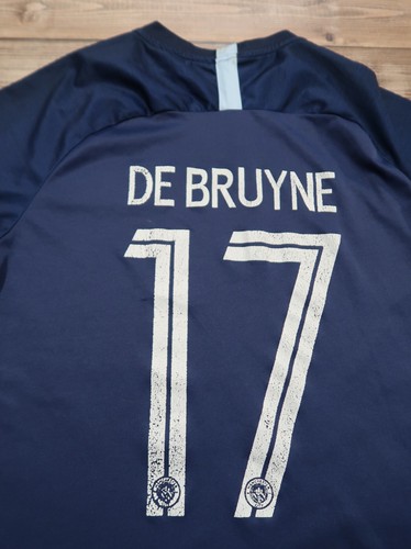 ⚽Camiseta de fútbol Nike Manchester City de Bruyne 2018, para hombre talla M - Imagen 7 de 16