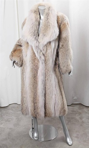 Womens VINTAGE Genuine Coyote Fur 