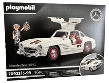 Playmobil Mercedes Benz 300 SL + Spielfiguren Flügeltüren Oldtimer, 46 Teile NEU