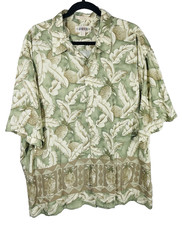 Vtg Campia Moda Hawaiian Mens Shirt Size XL Resort Wear Luau Tropical Pineapple