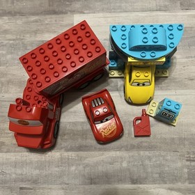 LEGO DUPLO 10846 Flo&rsquo;s Cafe Disney Cars Nearly Complete Set *Missing Ramp & Hose