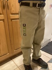 Dickies Slim Fit Straight Leg Work Pant 34W x 34L Khaki Slim Fit