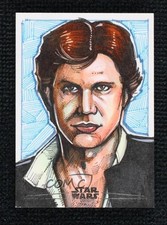 Marketplace image: 2024 Topps Chrome Star Wars Galaxy 1/1 Michael Mastermaker Auto Sketch 9et