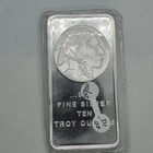 10 OZ  .999 FINE SILVER BAR  BY  LIBERTY MINT