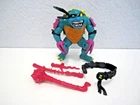 1990 TMNT Teenage Mutant Ninja Turtles Slash Action Figure with accessories