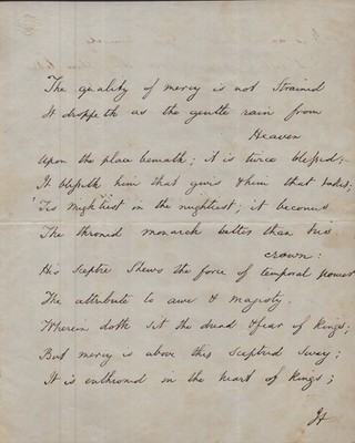 EDWARD EVERETT - AUTOGRAPH QUOTATION SIGNED 04/22/1852