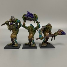3 ROCKGUT TROGGOTHS WARHAMMER AGE OF SIGMAR GLOOMSPITE GITZ STONE TROLLS PAINTED
