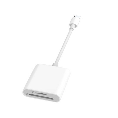 Type C SD TF 2 in 1 Card Reader Hub For iPhone 17 16 15 Windows Laptop Tablet