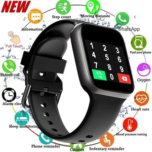 Smart Watch Fitness Tracker Full Touch Sport IP67 Étapes de la fréquence cardiaque