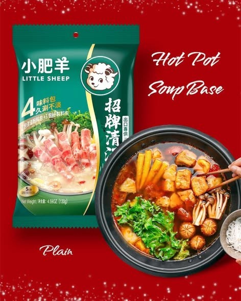 3 Packs Little Sheep Hot Pot Mushroom Soup Base 140 g