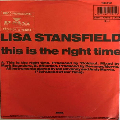This Is The Right Time Lisa Stansfield Guter Zustand - Bild 6 von 6