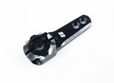 Sanwa Single Arm 3mm V2 servo gear hole to ball end hole length:20mm - Black