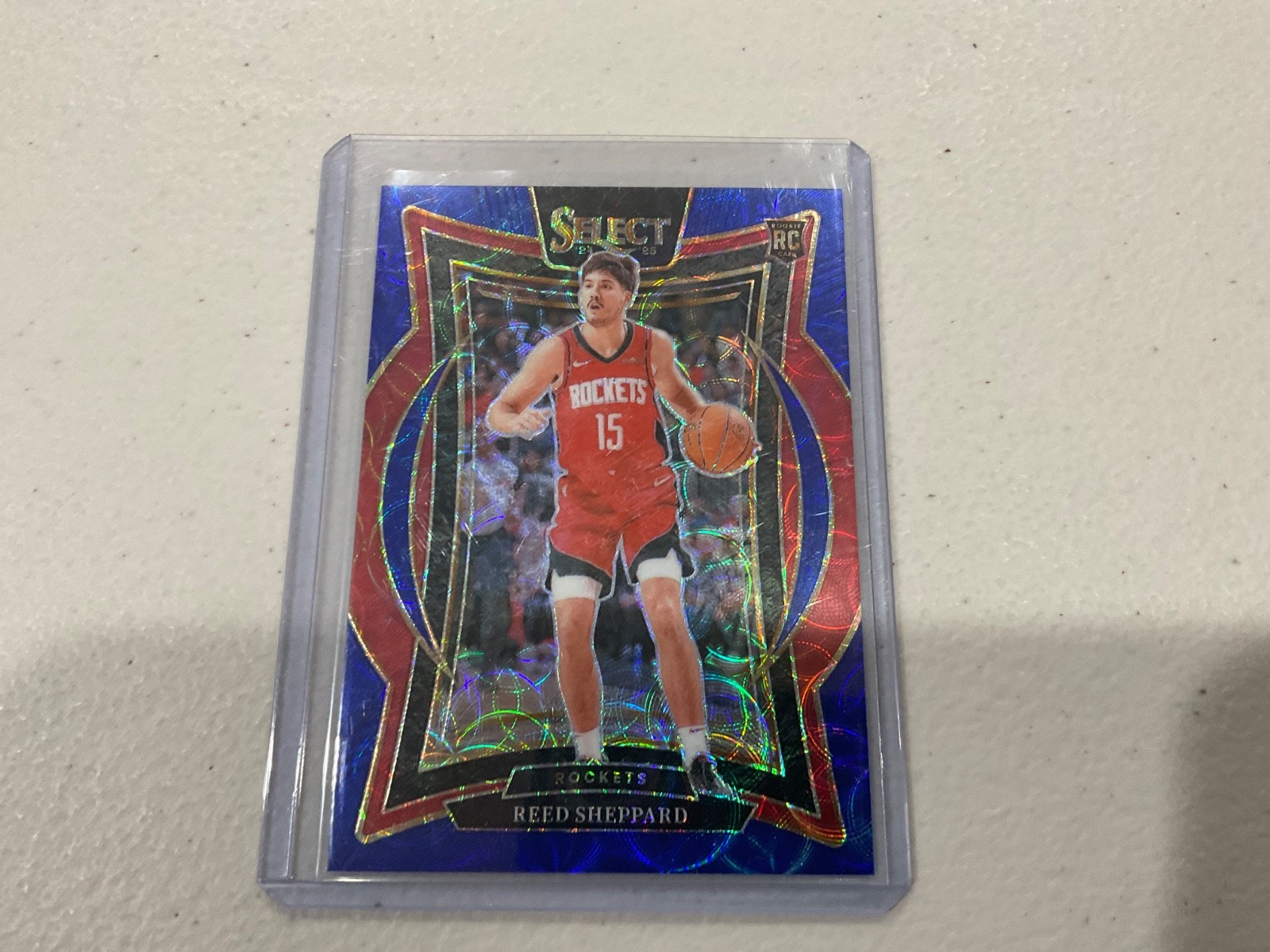 REED SHEPPARD 2024-25 SELECT CONCOURSE ROOKIE BLUE SCOPE PRIZM RC /249