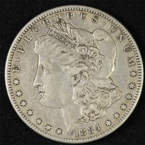 1884-S $1 Morgan Silver Dollar - Free Shipping USA