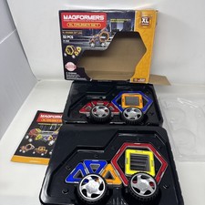 Two Sets Of Magformers XL Cruisers Magnetic Building Blocks Set 32 Pieces Each