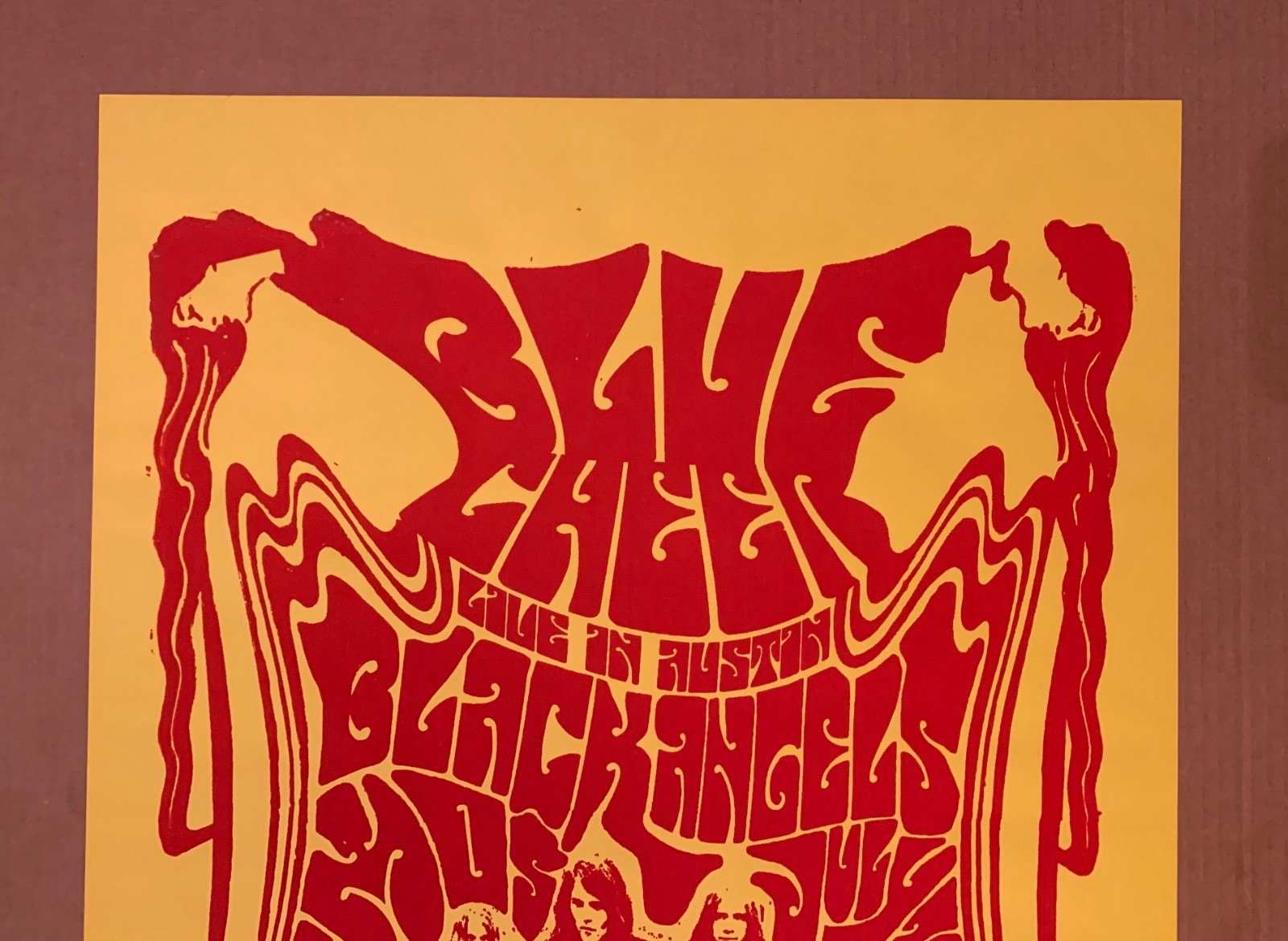 2006 The Black Angels Blue Cheer Concert Poster 7/16/06 Austin - Christian Bland