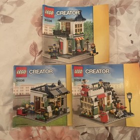 LEGO CREATOR: Toy & Grocery Shop (31036) Used With Minifigs And Instructions