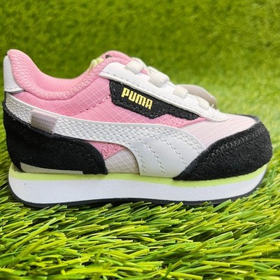 Puma Future Rider Bouquet Toddler Size 5C Pink Black Athletic Shoes Sneakers