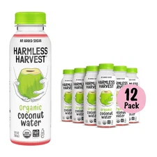 Organic Coconut Water 10 Fl Oz, 12 Pack – Natural Electrolyte Hydration Drink, N