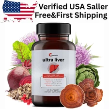 UpWellness Ultra Liver Supplement Liver Health Gallbladder Support 60 Capsules