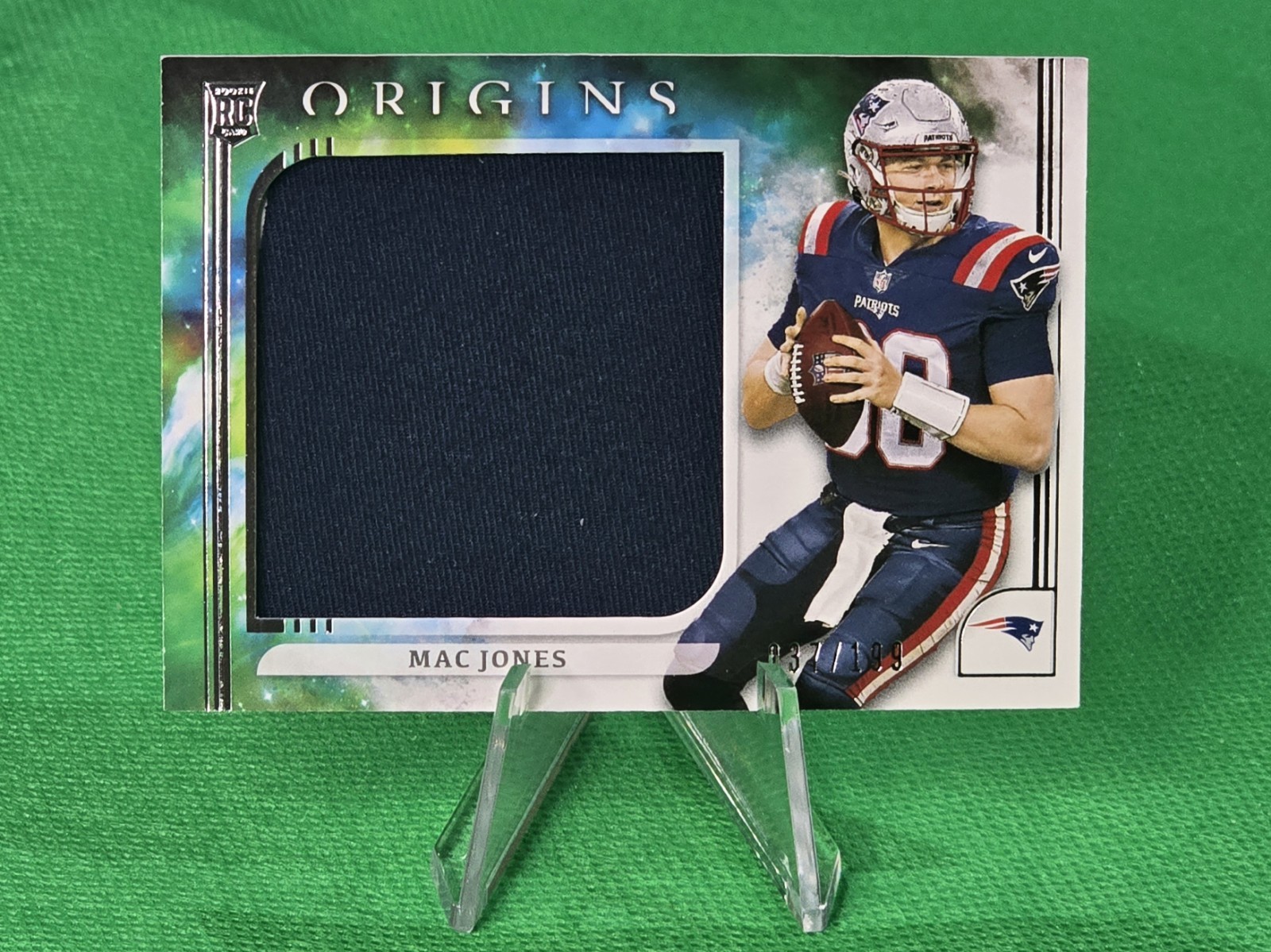🔥 Mac Jones (RC, MEM) 🔥 2021 Panini Origins Rookie Jumbo Jerseys #RJJ-MJ /199