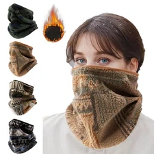 Outdoor Neck Gaiter Warm Fleece Ski Mask Cover Hunting Mask Winter Cold Weather