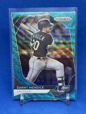 2020 Panini Prizm Tier II Teal Wave Prizm Danny Mendick #141 Rookie White Sox
