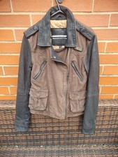 Superdry Leather Jacket sz med