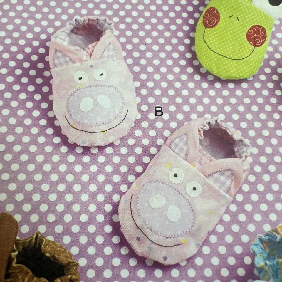 Kwik Sew Ellie Mae Sewing Pattern 4369 0170 K632 Baby Infant Booties Size S-XL - Image 3 of 4