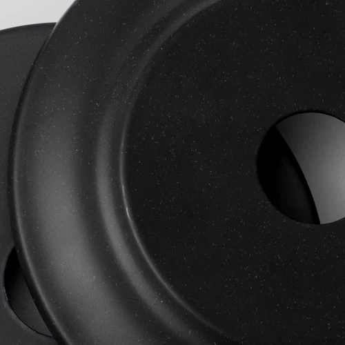 Rylee 4-Light Ceiling Light in Matte Black with Black Wood Beads Crystals - Picture 6 of 7