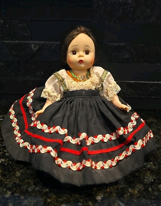 Madame Alexander Doll 8" MEXICAN International BKW Made In USA