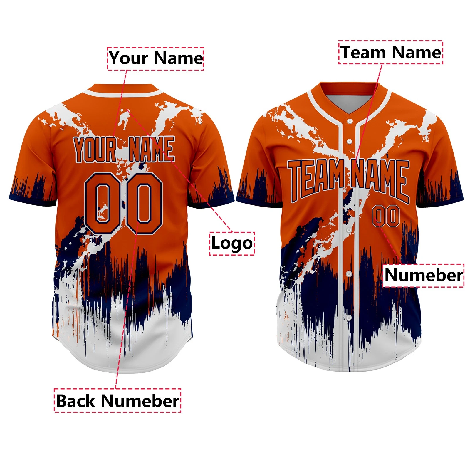 Houston Lightning Jersey Custom Baseball Jersey Youth/Mens Name All Size