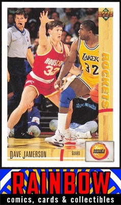 1991-92 Upper Deck #296b Dave Jamerson Rookie Houston Rockets