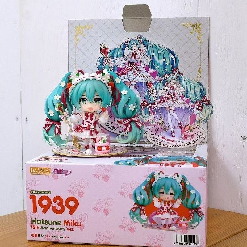 ゲームキャラクター Hatsune Miku 15th Anniversary Ver. 1939 Hatsune Miku 15th Anniversary Strawberry Cake Figure 1939 Morikura