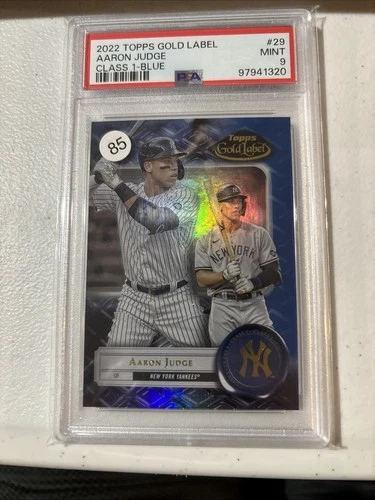 2022 Topps Gold Label - Aaron Judge #29 Class 1 Blue /150