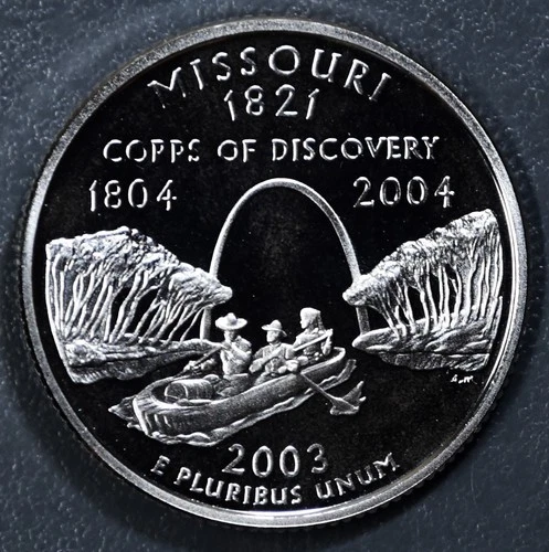 2003-S 50 State Quarters Missouri Proof — photo from another recent sale