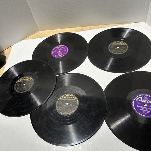 Lot of 5 Benny Goodman 78 RPM Records Untested Check Photos For Titles