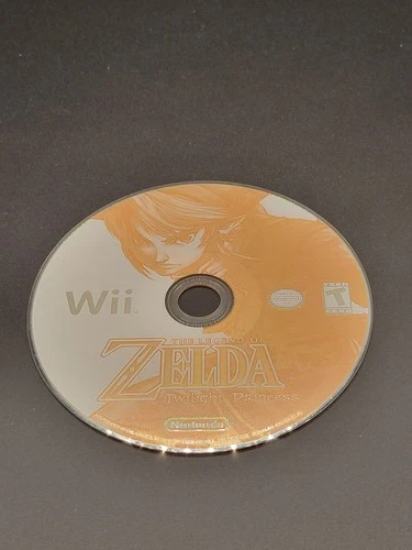 The Legend of Zelda: Twilight Princess - Nintendo Wii - Authentic - Loose Disc