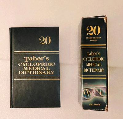 #ad Taber#x27;s Cyclopedic Medical Dictionary: 20th Edition Thumb Index $4.08