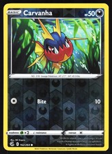 Carvanha 162/264 Pokemon SWSH08: Fusion Strike Reverse Holo Common LP