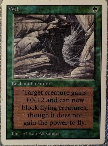 Magic the Gathering MTG Unlimited Web LP - Picture 1 of 2